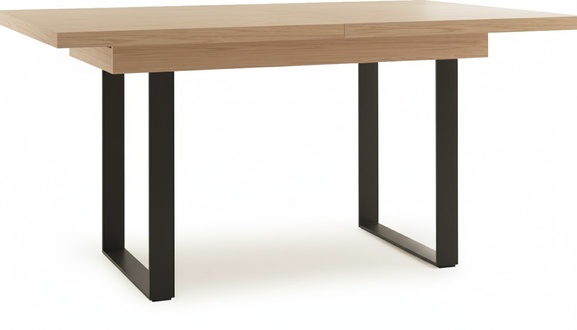 Modern style made of real wooden dining massive rectangular table, model - GR-S1