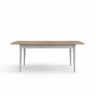 Dining table Extendable table Dining room table Wood Grey Dining room table