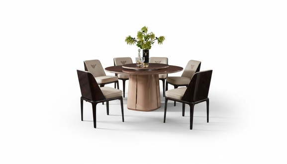 Dining table table furniture armchair chair set 5 pieces. Group of design dining room sets