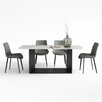 Dining Table Modern Stainless Steel Dining Room Living Room Kitchen Tables Design Table Metal