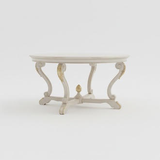 Dining Table Round Living Room Tables Wood Royal Baroque Italian Furniture Baroque