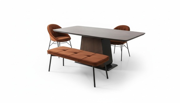 Dining Table Dining Room Dining Table Wood Modern Brown Tables