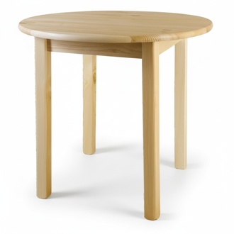 Round dining table wooden table solid pine table handmade table round