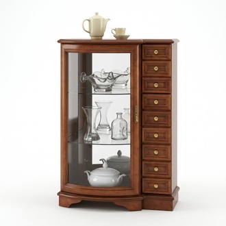 Display case glass display case showcase glass cabinet shelf display drawer cabinet