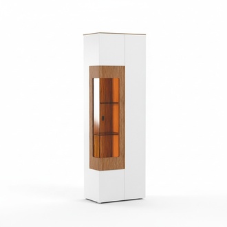 Glass Display Cabinet Living Room Showcase 1 pcs Display Cabinets Tall Cabinet Modern