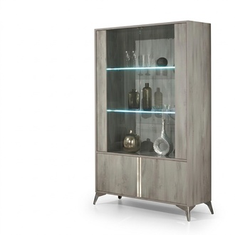 Display Cabinet 2 Door Wood Cabinet Showcases Living Room Show Cabinets Design Glass Furniture