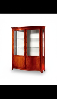 Showcase Design Living Room Cabinet Brown Classic Display Cabinets Wood Cabinets New
