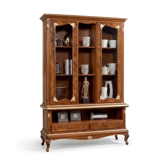 Glass Display Cabinet Cabinets Glass Cabinets Wood Sideboard Italian Furniture Brown
