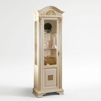 Display case glass cabinet living room showcase 1 pcs. display cabinets tall cabinet baroque