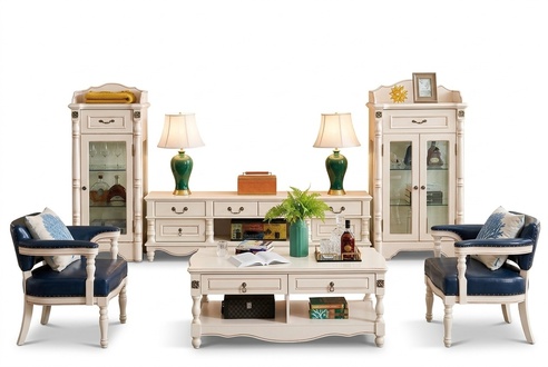 Display cabinet living room glass classic 2pcs. display cabinets cabinet shelf shelves wood set