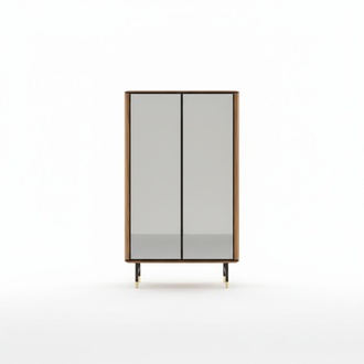 Display Cabinets Glass Bar Cupboard House Cabinets Wall Shelf Wood Living Room