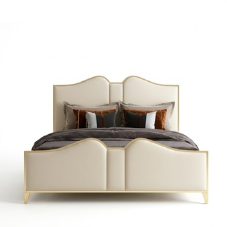 Double bed bed marriage bed design upholstered bed leather beds design bed