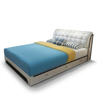 Double bed Marriage bed design luxury Luxor upholstered bed design bed leather