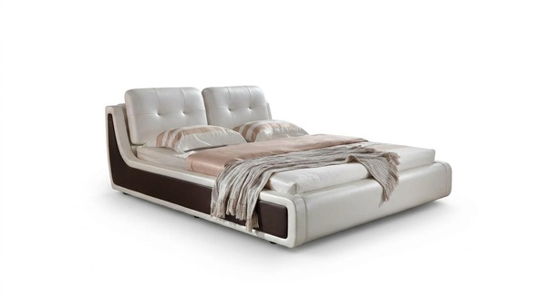 Double bed bed marriage bed design luxury upholstered bed furnishings textile