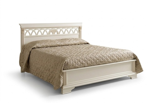 Classic style massive double bed for marriage couple made of real wooden frame 120/140/160x200cm sizes