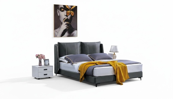 Double bed bedroom beds luxury double bed beige hotel interior furniture