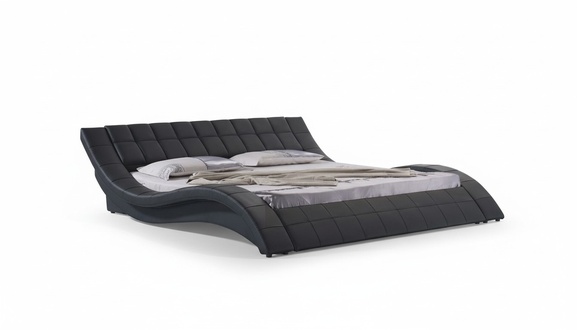 Double Hotel Beds Marriage Sleeping Room Leather Bed Upholstery Design Luxury 180x200cm