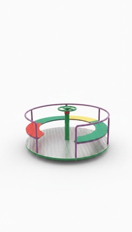 Merry-Go-Round children\'s carousel playground equipment round new