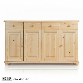 Sideboard 165cm Chest of Drawers Wooden Cabinet Furniture Dressers Solid Wood
