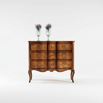 Chest of Drawers Brown Luxury Wardrobe Design Style Classic Bedroom New