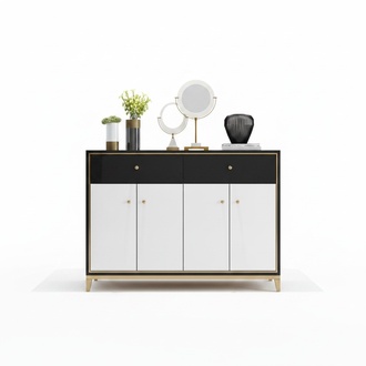 Chest of drawers cabinet sideboard white modern chests of drawers dining room wood luxury new