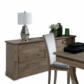 Modern style made of real wooden set of sideboard-CE-K3 & massive wall mirror-CE-2
