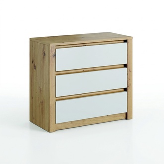 Chest of Drawers Furniture Cabinet Sideboard Low Board Chests of Drawers Furnishing Cupboards Wood New