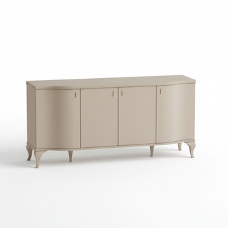 Modern style made of real wooden sideboard with sliding drawers & swing doors, model - LA – K4