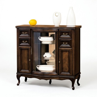 Chest of drawers living room cabinet storage furniture antique cabinet glass display