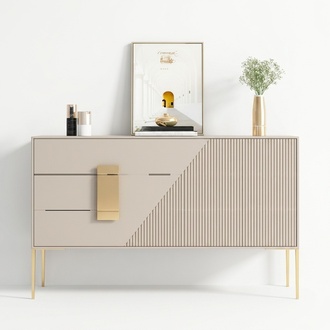 Chest of drawers sideboard wood grey dining room design luxury modern furniture new