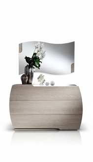 Chest of Drawers with Mirror Set Chests of Drawers Wood Group Bedroom Modern Set New