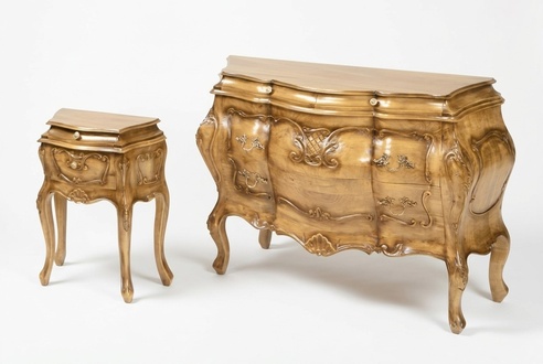 Chest of drawers wood Italian style furniture luxury chests of drawers baroque sideboard Italy new