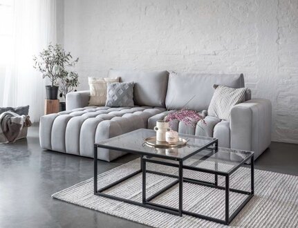 Design Corner Sofa Couch Upholstery Seat Corner Sofas Textile New Living Area On Stock