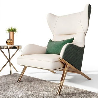 Ears Armchair Club Lounge Designer Television Sofa Chair Chairs Upholstery Seat Furniture