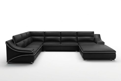 Leather sofa couch sofa set new 3 + 2 + 1 seater set design modern sofa R7001