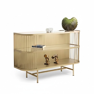 Elegant console table console metal 120cm cabinet sideboard