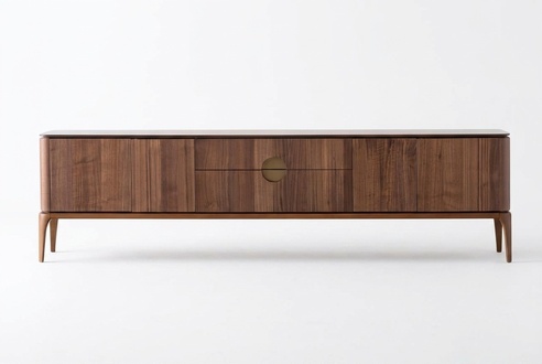 Elegant RTV TV cabinet brown TV stand console sideboard television furniture