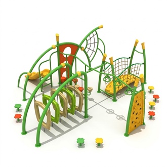Entertainment area for children Sports Outdoor climbing wall Playgrounds