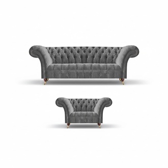 Exclusive Chesterfield upholstered sofas designer armchairs living room furniture