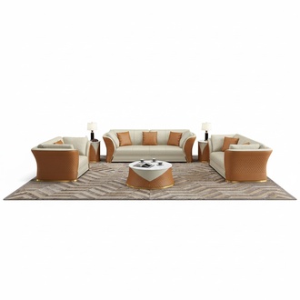 Exclusive designer furniture 32-seater living area couch upholstery set 2-piece.