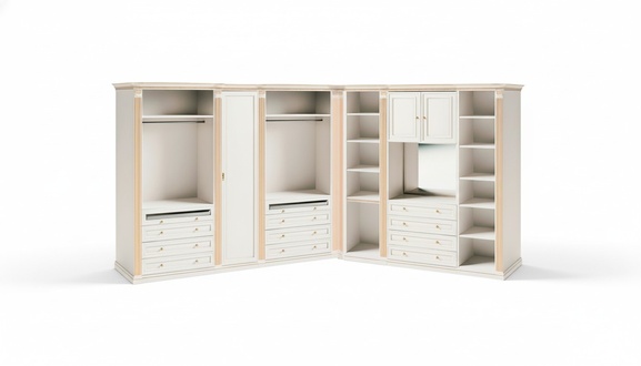 Exclusive White Corner Cabinet Bedroom Luxury Cabinets Elegant Wood Furniture