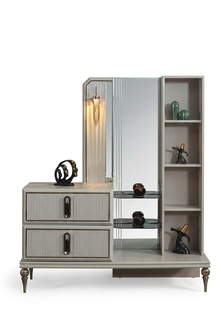 Exclusive wooden chest of drawers Luxury mirror bedroom Noble stylish furniture