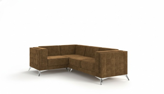 Fabric L Shape Couch Living Landscape Corner Sofa Set Modern Design Sofa