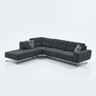 Fabric sofa corner sofa L shape sofa upholstered sofa gray couch modern corner