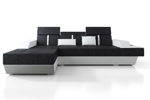 Fabric sofa corner sofa textile upholstered living landscape new textile sofa couch