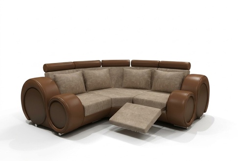 FABRIC SOFA LIVING LANDSCAPE SOFA BERLINX RELAX FUNCTION COUCH CORNER SOFA with USB