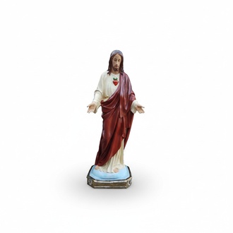 Holy figure designed as Jesus statue decorative catholic sculpture 162cm height