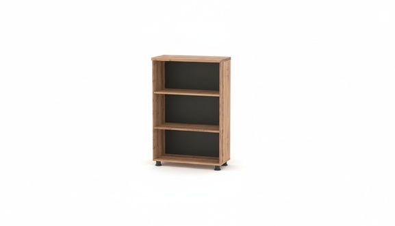 Filing cabinet insert shelf black brown two-tone modern office.