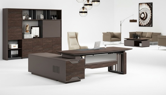 Filing cabinet bookcase shelves cabinet luxury office furniture cabinets 260 cm wood new