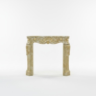 Fireplace Surround Marble Style Decoration Baroque Classic Fireplaces Stove